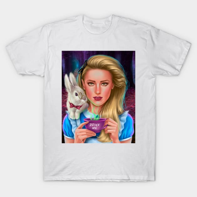 Alice in Wonderland T-Shirt by helen_morgun